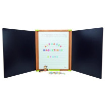 JEUJURA Large wooden triptych - Magnetic