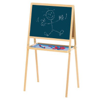 Jeujura - Double sided Creative Wooden Painting (chalk + felt)
