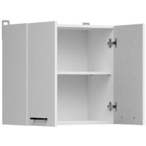 Junona High furniture 60 cm - 2 doors - shiny white