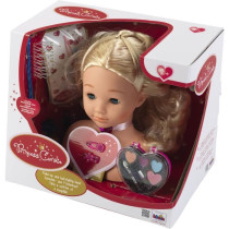 PRINCESS CORALIE Hairdressing and Makeup head with accessories - 25 cm
