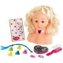 PRINCESS CORALIE Hairdressing and Makeup head with accessories - 25 cm