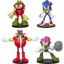 SONIC - 4 ARTICULATED FIGURINES - 7.5 CM (ASST)