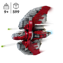 LEGO Star Wars Ahsoka Tano's T-6 Shuttle 75362, Stud Launcher Ship, 4