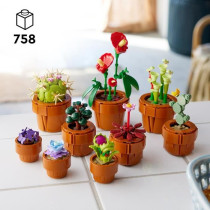 LEGO Icons 10329 Miniature Plants, Botanical Collection 9 Artificial P