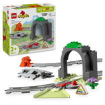 LEGO DUPLO My Town 10425 Expansion Set: Train Tracks and Tunnel - Kids