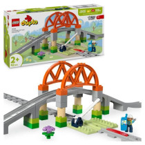 LEGO DUPLO My Town 10426 Expansion Set: Train Tracks and Bridge - Earl