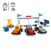 LEGO DUPLO My Town 10445 F1 Racing Cars and Drivers - Toy 2 years