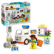 LEGO DUPLO 10447 Ambulance and Driver - Interactive Toy for Kids Aged
