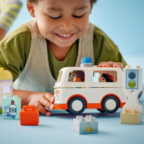 LEGO DUPLO 10447 Ambulance and Driver - Interactive Toy for Kids Aged