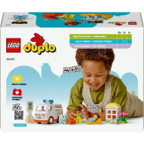 LEGO DUPLO 10447 Ambulance and Driver - Interactive Toy for Kids Aged