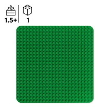 LEGO DUPLO 10460 Green Building Plate Construction Toy for Babies 18 M