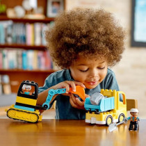 LEGO DUPLO Construction 10931 Truck and Backhoe