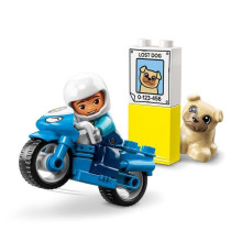 LEGO 10967 DUPLO The Police Motorcycle, Toy For Children Aged 2 And Up