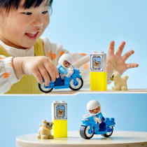 LEGO 10967 DUPLO The Police Motorcycle, Toy For Children Aged 2 And Up