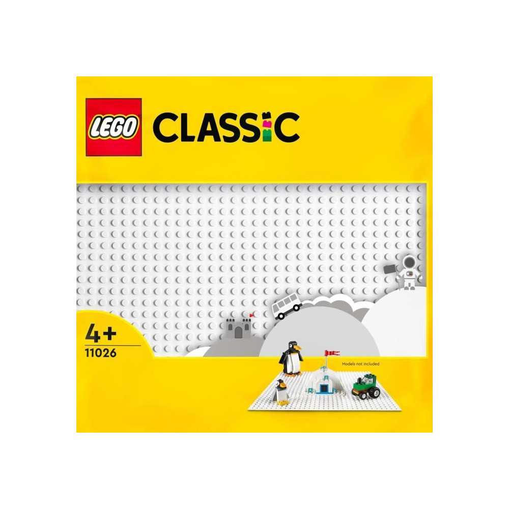 LEGO 11026 Classic The White Building Plate 32x32, Base Base for Build