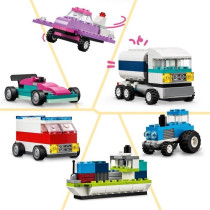 LEGO 11036 Classic Creative Vehicles, Model Car, Police Vehicle, Truck