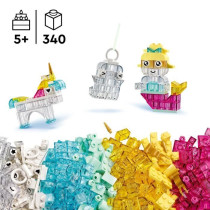 LEGO Classic 11040 La Boîte de Briques Transparentes Magiques - Jeu d