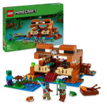 LEGO 21256 Minecraft The Frog House, Toy with Animal Minifigures, Char