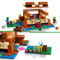 LEGO 21256 Minecraft The Frog House, Toy with Animal Minifigures, Char