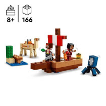 LEGO Minecraft 21259 Pirate Ship Voyage Building and Exploration Set