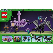 LEGO Minecraft 21264 Ender Dragon & Ship - Set inspired by the video g