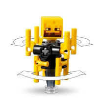 LEGO Minecraft 21266 The Nether Lava Battle - Toy for video game fans