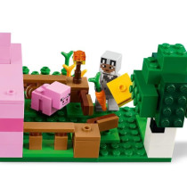 LEGO Minecraft 21268 Piglet's House - Building Game for Girls Ages 7 a