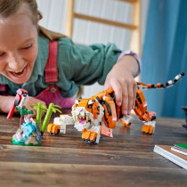 LEGO 31129 Creator 3-in-1 Her Majesty the Tiger, Animal Toys for Girls