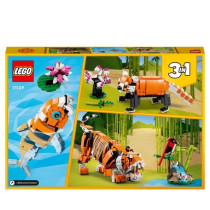 LEGO 31129 Creator 3-in-1 Her Majesty the Tiger, Animal Toys for Girls