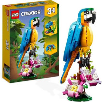 Lego Creator 3-in-1 31136 Exotic parrot, jungle animal figurines, with