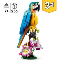 Lego Creator 3-in-1 31136 Exotic parrot, jungle animal figurines, with