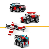LEGO 31146 Creator 3in1 Trailer Truck with Helicopter, Helicopter Toy