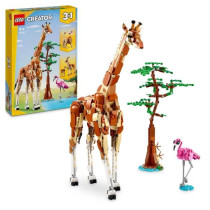 LEGO 31150 Creator 3in1 Safari Wild Animals, Toy with Animal Figures,