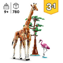 LEGO 31150 Creator 3in1 Safari Wild Animals, Toy with Animal Figures,