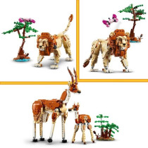 LEGO 31150 Creator 3in1 Safari Wild Animals, Toy with Animal Figures,