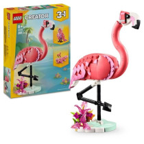 LEGO Creator 31170 3-en-1 Animaux sauvages : le flamant rose - Jouet p