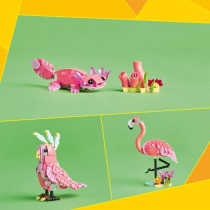 LEGO Creator 31170 3-en-1 Animaux sauvages : le flamant rose - Jouet p