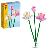 LEGO 40647 Creator Lotus Flowers, Building Kit for Girls and Boys Ages