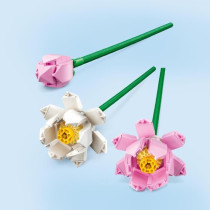 LEGO 40647 Creator Lotus Flowers, Building Kit for Girls and Boys Ages