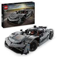 LEGO Technic 42173 Hypercar Koenigsegg Jesko Absolut gray - Building s