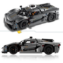 LEGO Technic 42173 Hypercar Koenigsegg Jesko Absolut gray - Building s