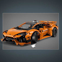 LEGO Technic 42196 Lamborghini Huracán Tecnica Orange Toy Car for 9 Y