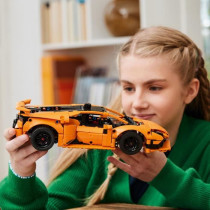LEGO Technic 42196 Lamborghini Huracán Tecnica Orange Toy Car for 9 Y