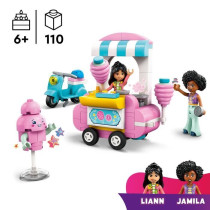LEGO Friends 42643 Cotton Candy Stand and Scooter - Toy for Girls Ages
