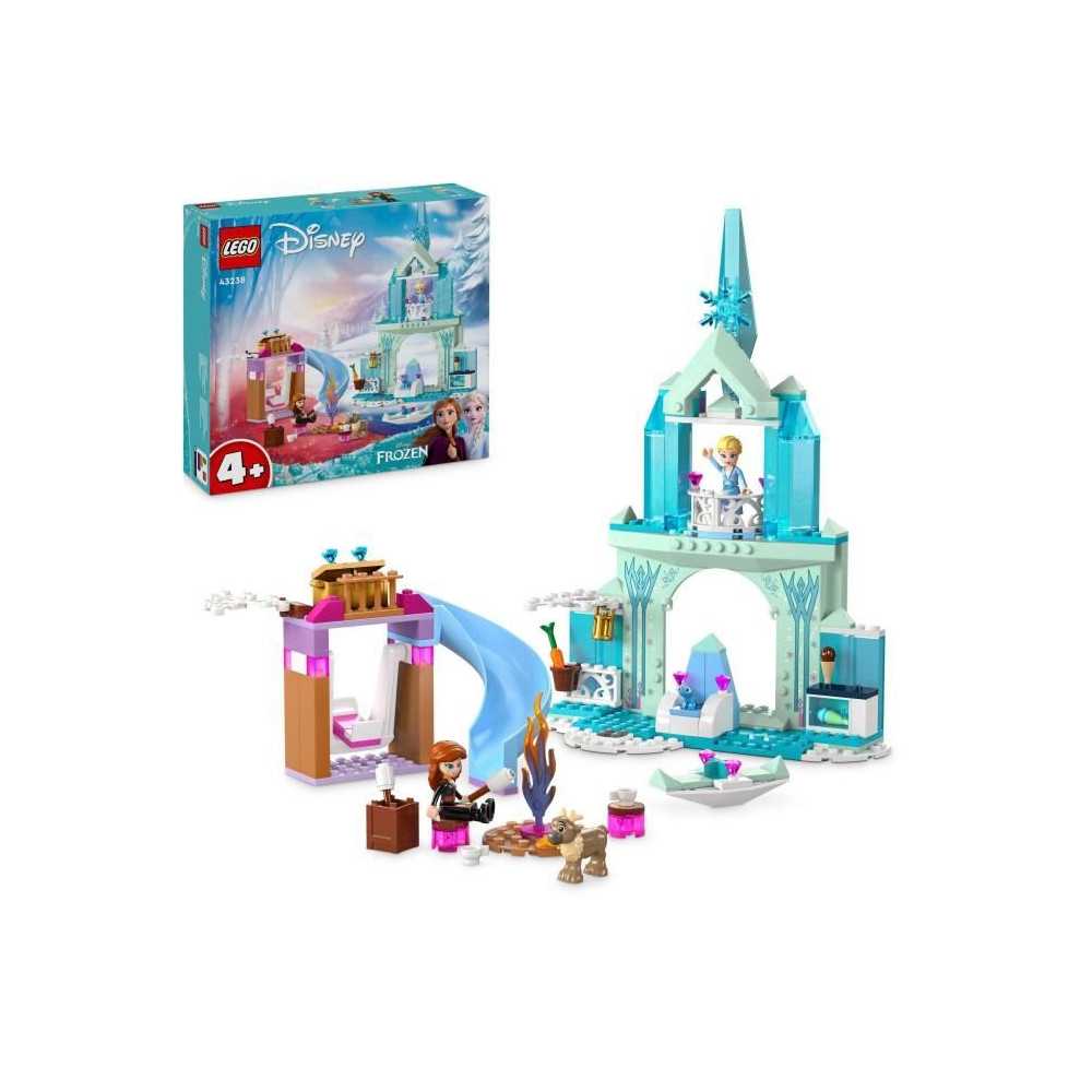 LEGO 43238 Disney Princess Elsa's Ice Castle, Frozen Princess Toy, 2 A