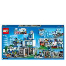 LEGO 60316 City Police Station, Toy Car, Garbage Truck and Helicopter