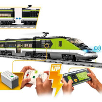 LEGO 60337 City Express Passenger Train, Remote Control Locomotive Toy