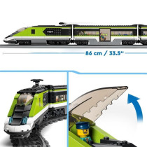 LEGO 60337 City Express Passenger Train, Remote Control Locomotive Toy