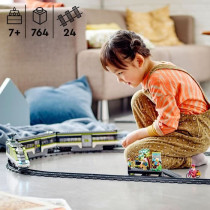 LEGO 60337 City Express Passenger Train, Remote Control Locomotive Toy