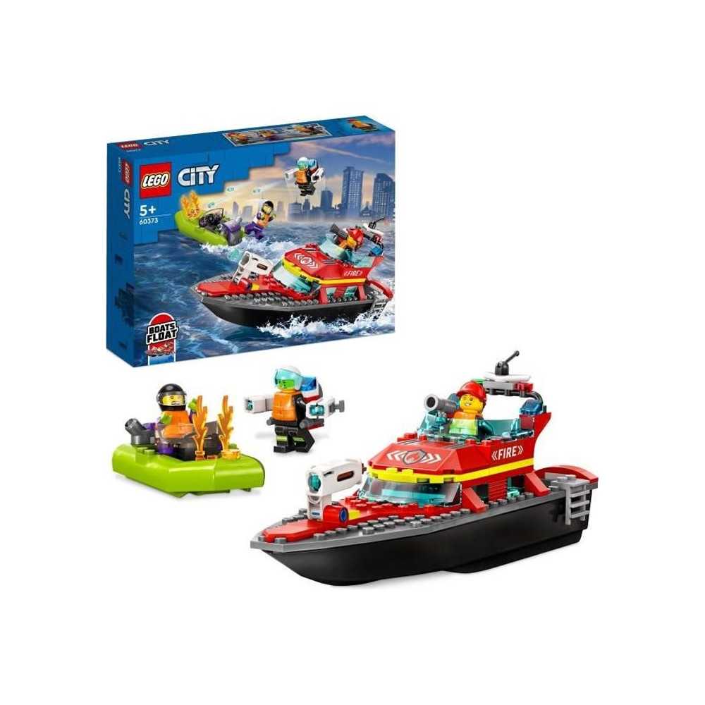 Lego City 60373 The firefighters' rescue boat, floating toy, jetpack a Lego City 60373 The firefighters' rescue boat, floating toy, jetpack a